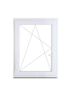 120x150 cm-es bukó-nyíló panel műanyag ablak